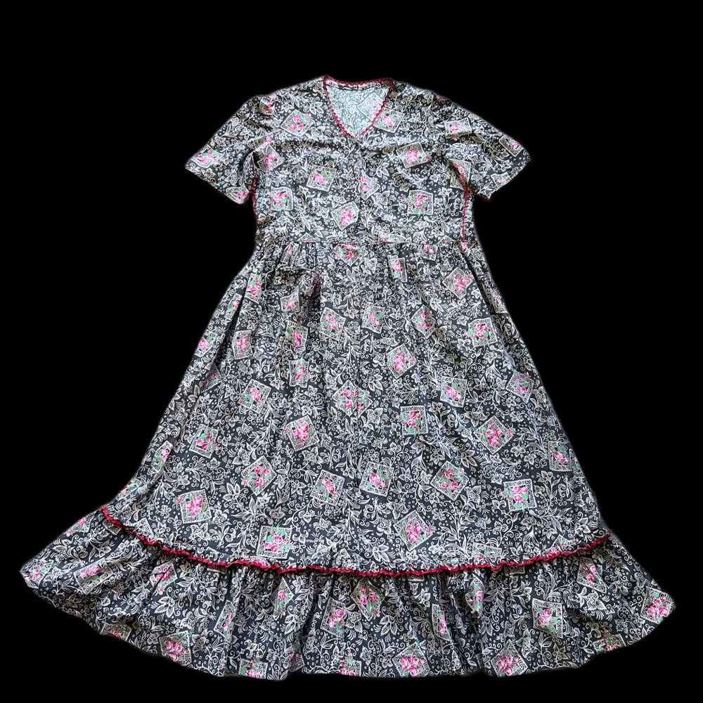 70’s Vintage Cottagecore Prairie Dress
